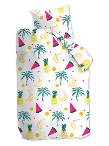 Ambiante Komplet pościeli "Kayla" w kolorze białym ze wzorem