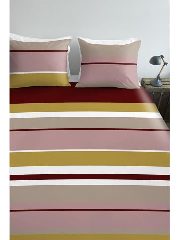 Ambiante Satin-Bettwäsche-Set ''Andy'' in Rosa/ Rot