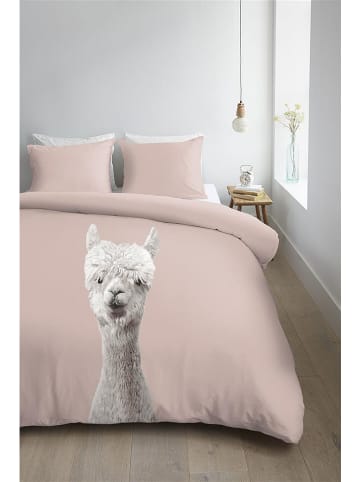 Ambiante Beddengoedset "Alpaca" lichtroze