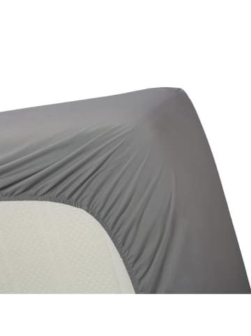 Ambiente Haus Spannbettlaken "Uni" in Grau