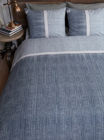 Rivièra Maison Renforcé beddengoedset "Amsterdam Loft" blauw