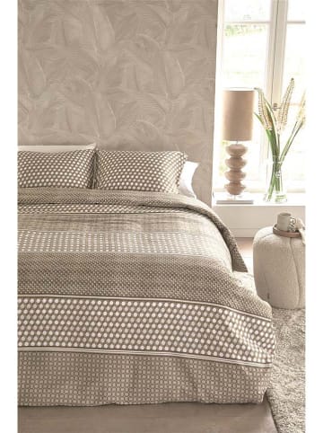 Rivièra Maison Bettwäsche-Set ''Rattana'' in Beige/ Hellbraun