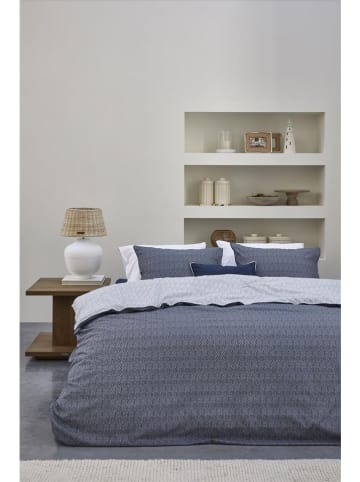 Rivièra Maison Bettwäsche-Set "Twisted" in Blau