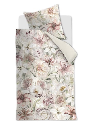 Rivièra Maison Beddengoedset "Lily Love" wit/lichtroze