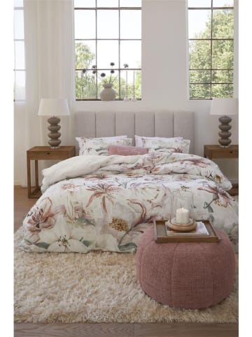 Rivièra Maison Beddengoedset "Lily Love" wit/lichtroze