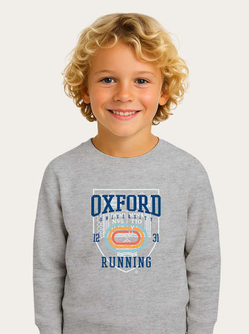 American Universities Sweatshirt "Oxford Universite Running" in Grau