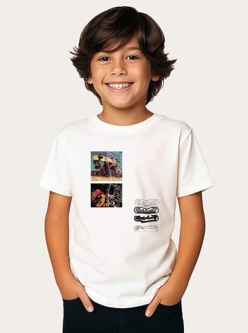 WOOOP Shirt "Skateboard! Magazine Photo" in Weiß