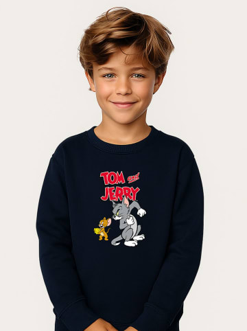 WOOOP Sweatshirt "Tom and Jerry Cheese Graphic" in Dunkelblau
