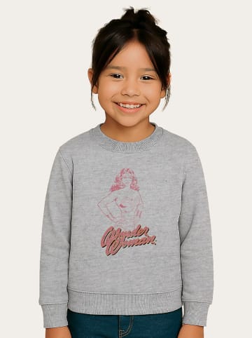 WOOOP Sweatshirt "Wonder Woman" in Grau