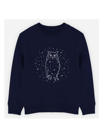 WOOOP Sweatshirt "Owl Constellation" in Dunkelblau