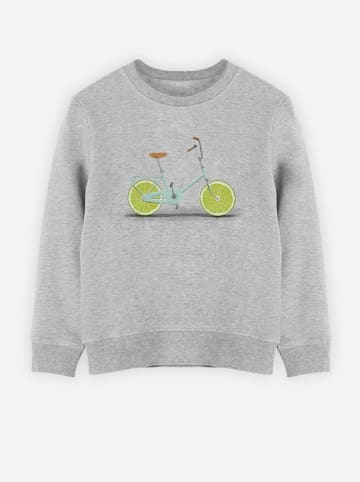 WOOOP Sweatshirt "Acid" in Grau