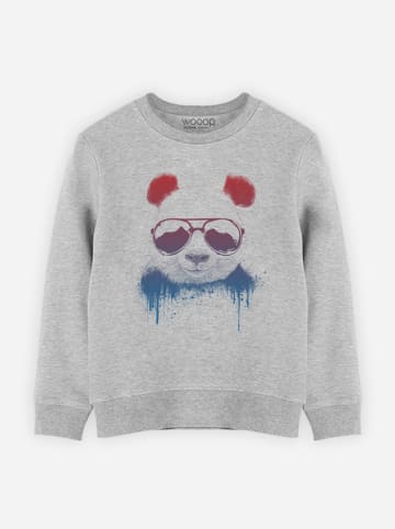 WOOOP Sweatshirt "Stay Cool" in Grau