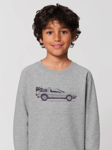 WOOOP Sweatshirt "Chine Delorean" in Grau