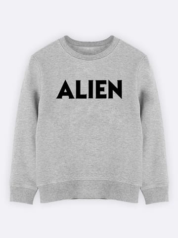 WOOOP Sweatshirt "Alien" in Grau