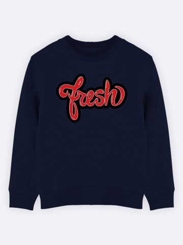 WOOOP Sweatshirt "Fresh" in Dunkelblau