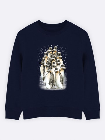 WOOOP Sweatshirt "Gathering in the Show" in Dunkelblau