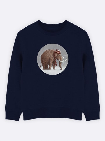 WOOOP Sweatshirt "The ice age sucked" in Dunkelblau
