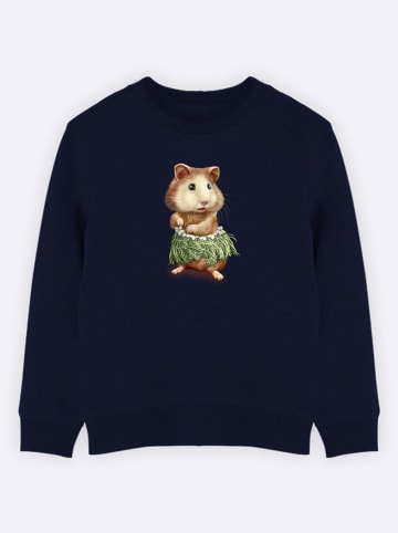 WOOOP Sweatshirt "Hamster Hula" in Dunkelblau