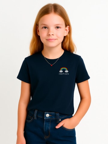 WOOOP Shirt "Don't care" in Schwarz