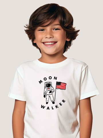 WOOOP Shirt "Moon walker" in Weiß