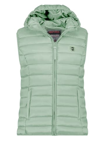 ANAPURNA Doorgestikte bodywarmer "Vakitalana'' groen
