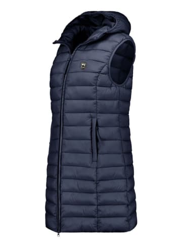ANAPURNA Doorgestikte bodywarmer "Vakitalana Long'' donkerblauw
