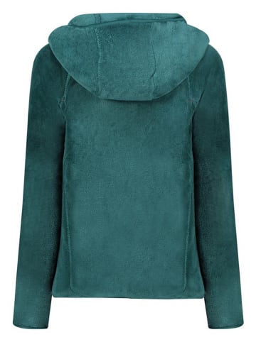 ANAPURNA Kurtka polarowa "Uternel" w kolorze ciemnozielonym