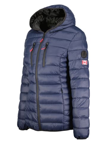 ANAPURNA Doorgestikte jas "Alaricana" donkerblauw