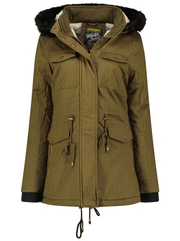 ANAPURNA Parka "Celestana" w kolorze khaki