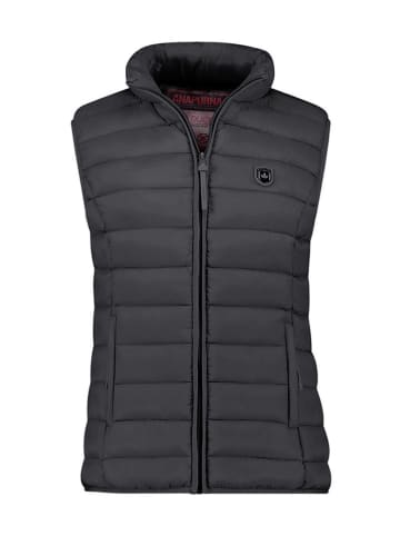 ANAPURNA Doorgestikte bodywarmer "Vakitalana" zwart