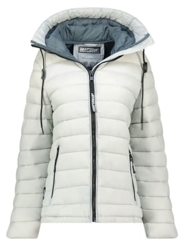 ANAPURNA Doorgestikte jas "Azulana" lichtblauw