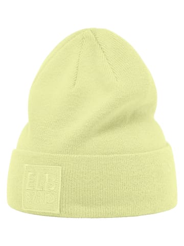 ELBSAND Czapka-beanie "Bea" w kolorze limonkowym