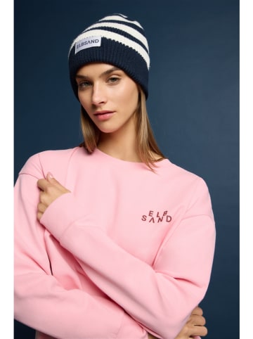 ELBSAND Czapka beanie "Norid" w kolorze granatowo-białym