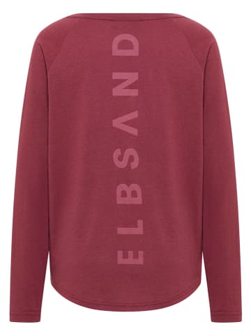 ELBSAND Koszulka "Tinna" w kolorze bordowym