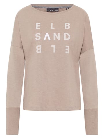 ELBSAND Longsleeve "Ingiara" in Beige