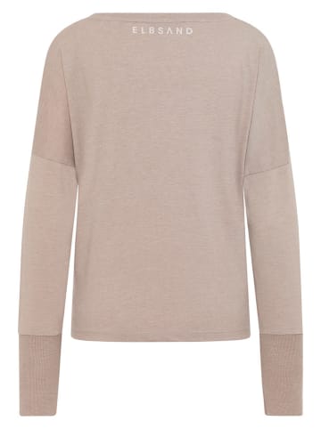 ELBSAND Longsleeve "Ingiara" in Beige