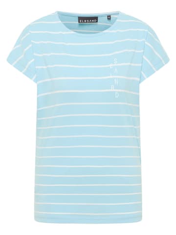 ELBSAND Shirt "Selma" lichtblauw