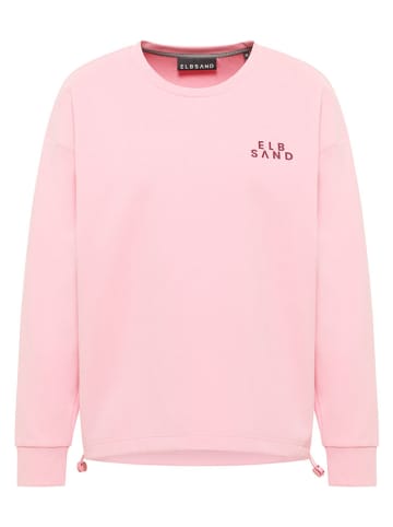 ELBSAND Sweatshirt "Caris" in Rosa