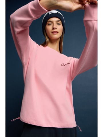 ELBSAND Bluza "Caris" w kolorze jasnoróżowym