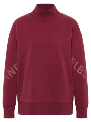 ELBSAND Sweatshirt "Linna" in Bordeaux