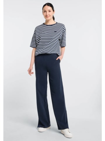 ELBSAND Shirt "Kia" donkerblauw/wit