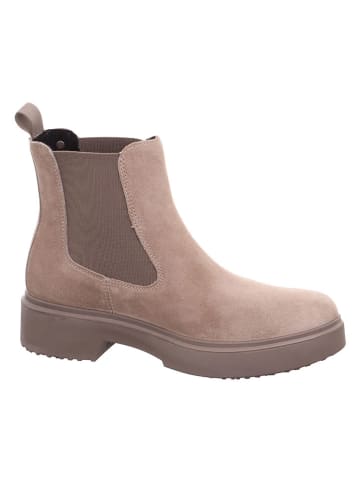 Legero Leder-Chelsea-Boots in Beige