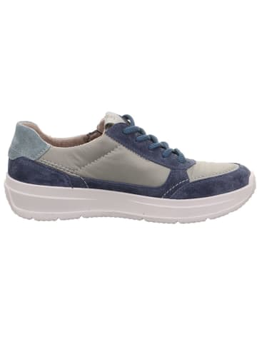 Legero Leder-Sneakers "Sprinter" in Blau/ Beige