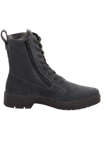 Legero Leren enkellaarzen "Mystic Charcoal" grijs