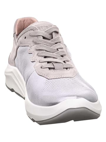 Legero Skórzane sneakersy "Bliss" w kolorze srebrnym