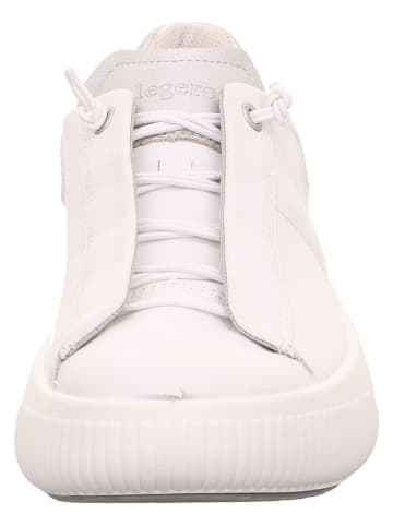 Legero Skórzane slippersy "T4 Jump" w kolorze kremowym