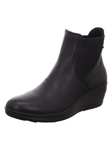 Legero Leder-Keilstiefeletten "Divine" in Schwarz