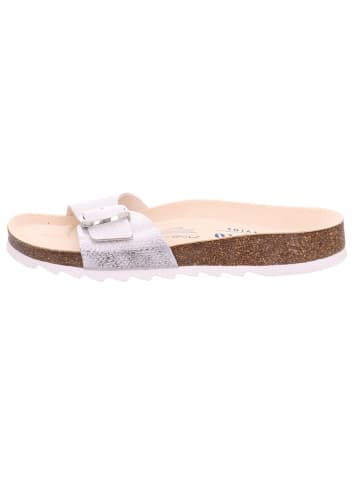 Legero Leren slippers "Clear" wit