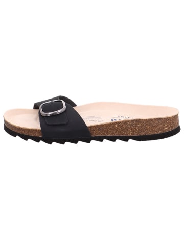 Legero Leren slippers "Clear" donkerblauw