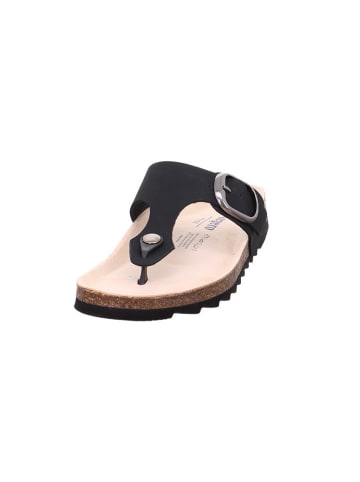 Legero Leren teenslippers "Clear" donkerblauw